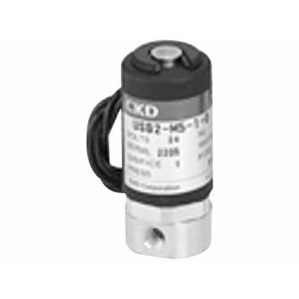 CKD喜開理多種流體小型直動式2通電磁閥USB2-M5-1-AC100V