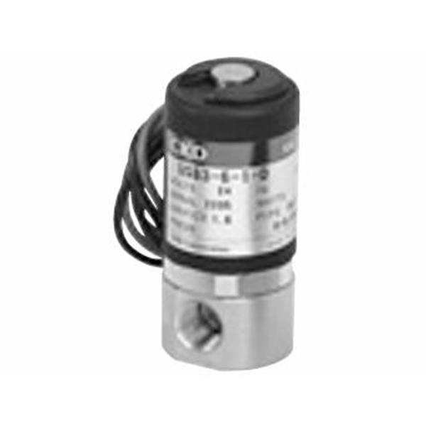 CKD喜開理多種流體小型直動式2通電磁閥USB3-6-1-D-DC12V