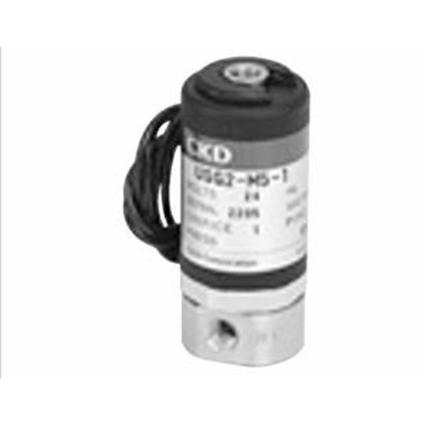 CKD喜開理多種流體小型直動式2通電磁閥USG2-M5-1-0-AC100V